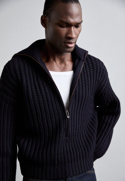 Emporio Armani FASHION - Πουλόβερ - blu navy