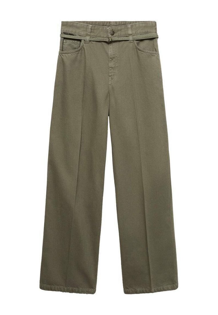 Mango Relaxed fit jeans kaki