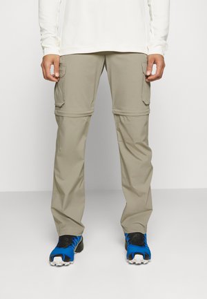 MAN ZIP OFF PANT - Pantalones montañeros cortos - sand