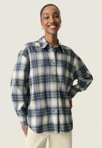 Soaked in Luxury PAMALA - Košilová halenka  - navy checks