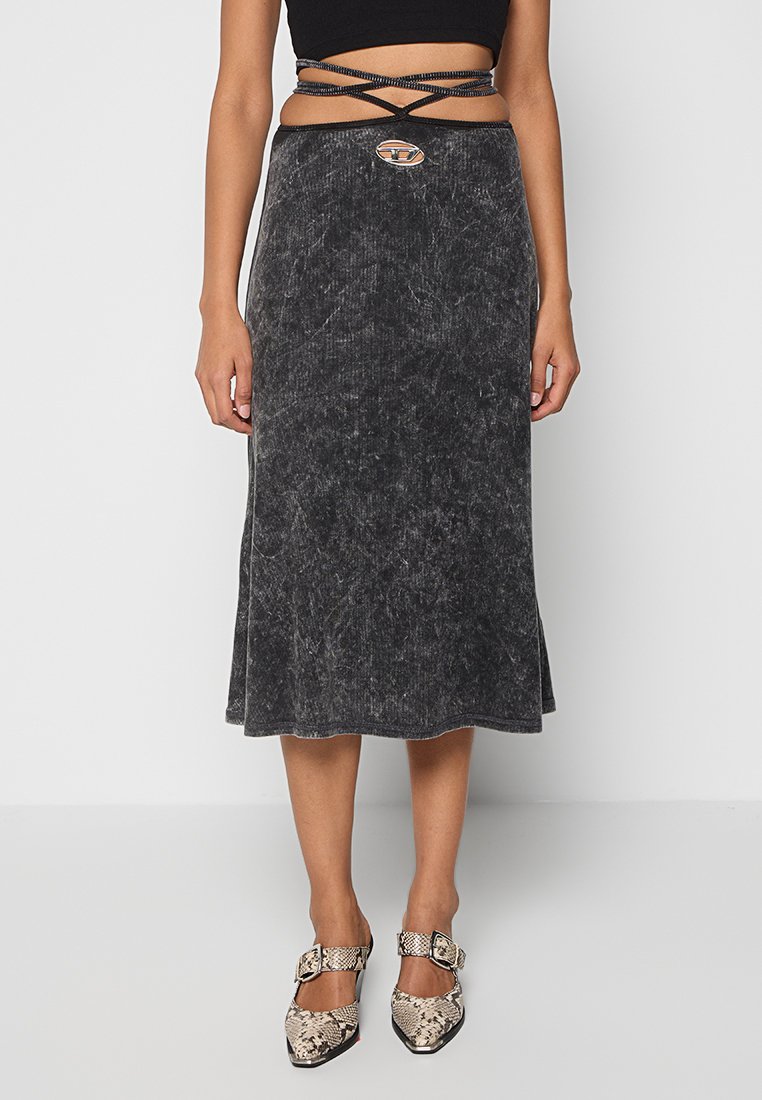 Diesel A-lijn rok grijs Diesel A-lijn rok grijs