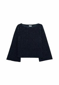 Cadenza sequin top - Blus - dark navy
