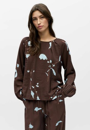 PRINT - Bluza - seal brown