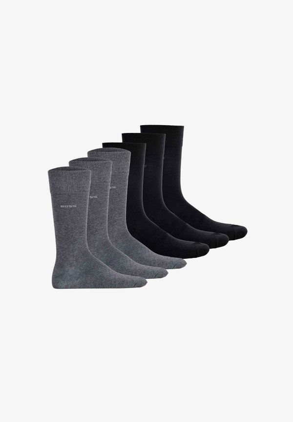 6ER PACK - FINEST SOFT - Socks - schwarz grau