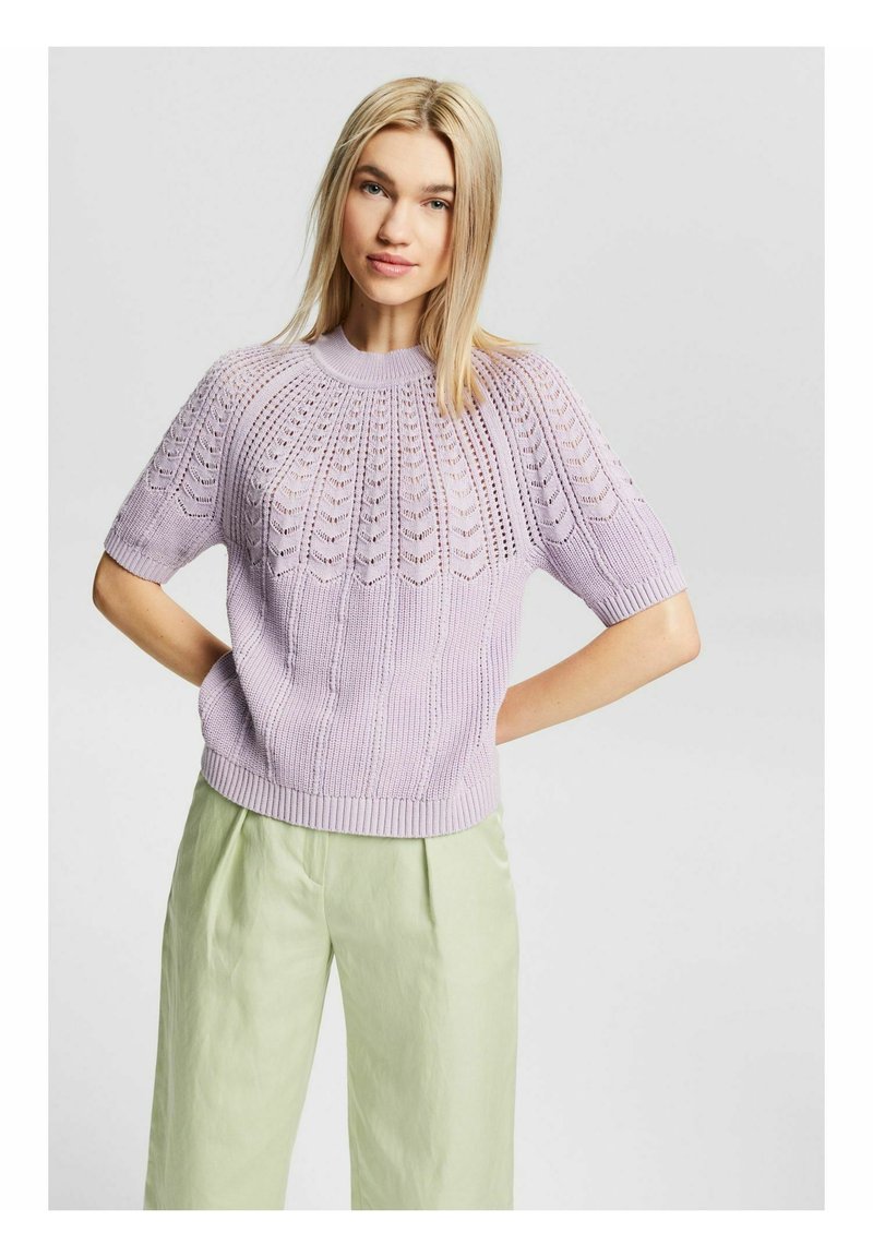 Damen Strickjacken | Esprit Strickpullover light pink/rosa - ZP51059 Damen Strickjacken | Esprit Strickpullover light pink/rosa - ZP51059