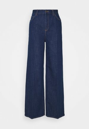 Wide leg - dark-blue denim