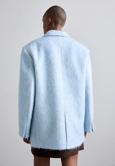 Filippa K TEXTURED BLAZER - Kratki kaputi - cloud blue
