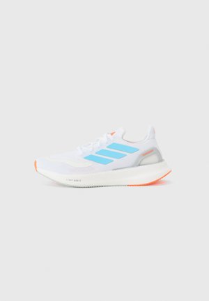 PUREBOOST 5 - Road running shoes - white/orange/dark blue