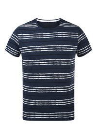 BHVALLE - Print T-shirt - navy