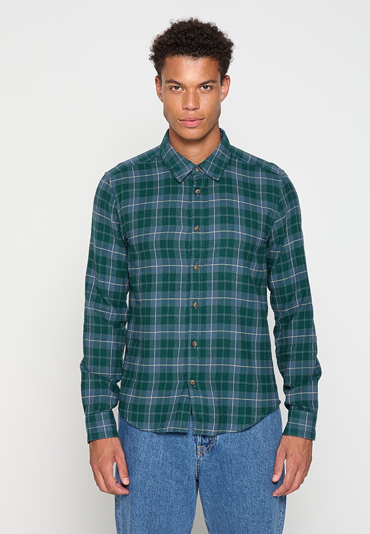 Only & Sons Overhemd donkergroen