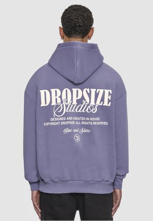 Dropsize OVERSIZE  STUDIOS  - Sweat à capuche - blue granite