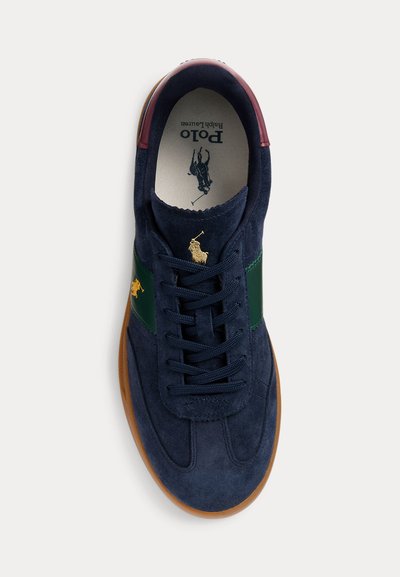 Polo Ralph Lauren HERITAGE COURT II LEATHER SNEAKER UNISEX - Sneakers low - navy/wine/forest