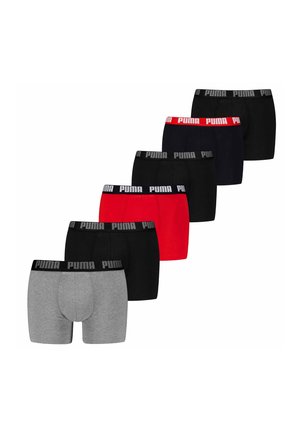 MEN EVERYDAY BOXER 6 PACK - Trunks - grey red black