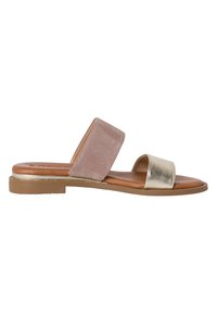 Tamaris Mules - taupe comb