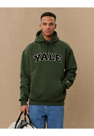 YALE HOODIE UNISEX - Džemperis su gobtuvu - duffel bag green/black