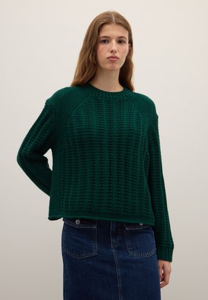 Jersey de punto - dark green