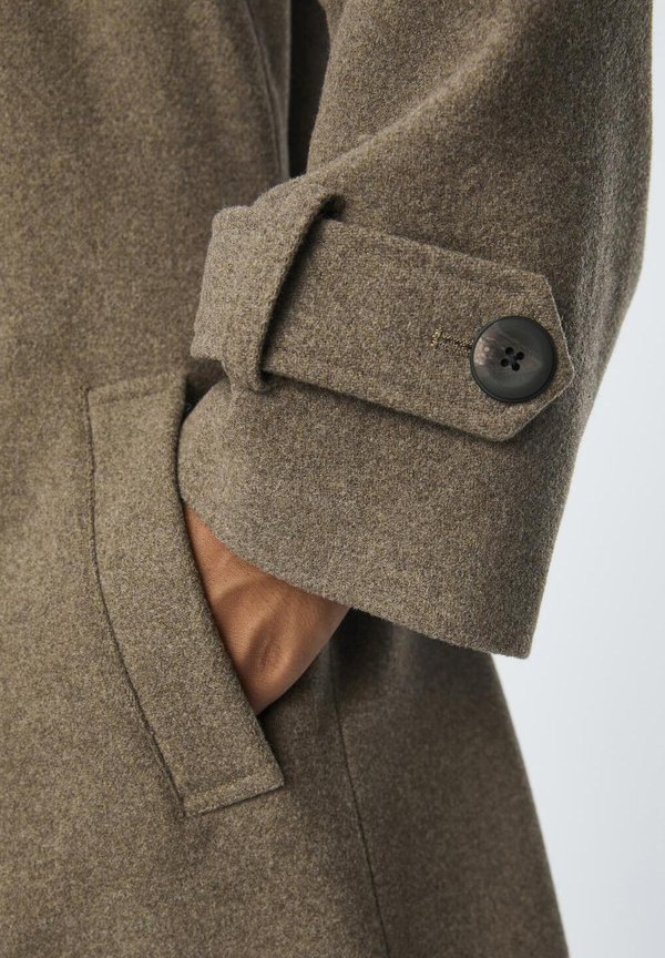OBJKEILY - Classic coat - morel4