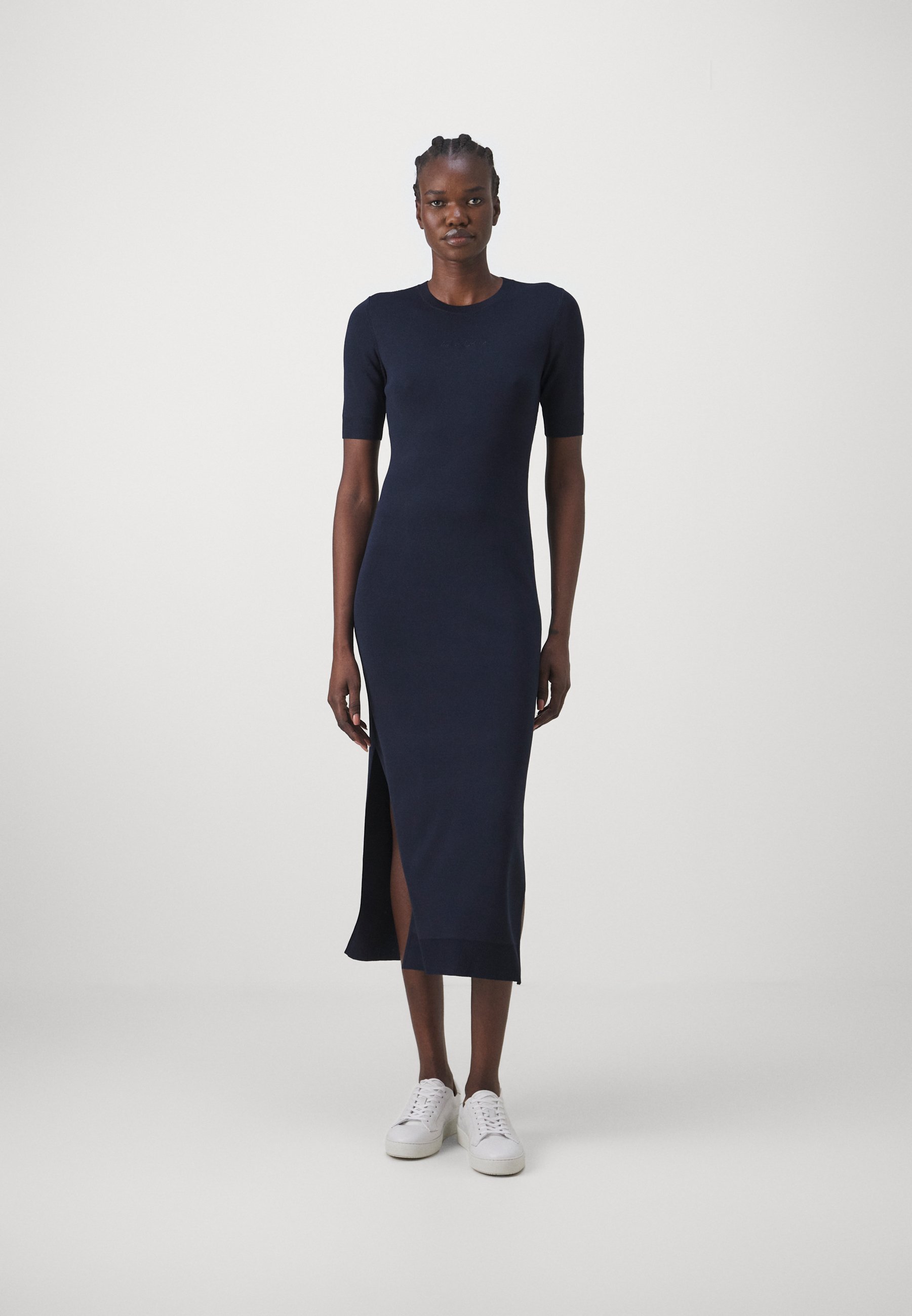 Armani Exchange VESTITO - Shift dress - blueberry jelly/dark blue - Zalando