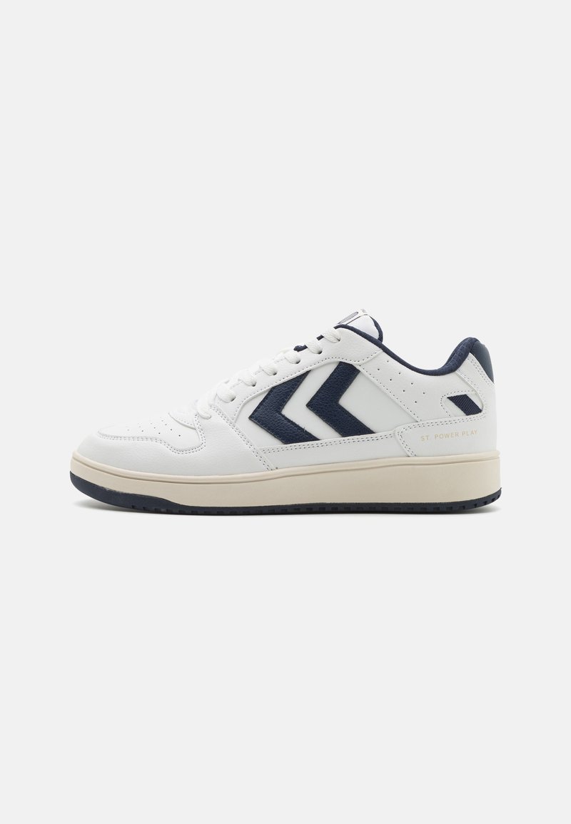 Hummel ST POWER PLAY RETRO - Trainers - white/blue