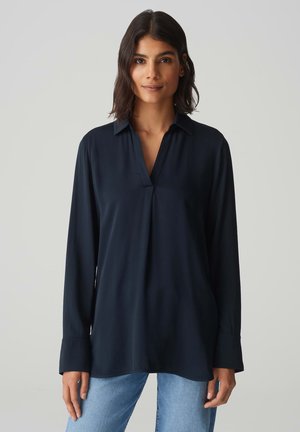 Bluse - coal blue