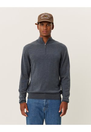 GREYSON HALF ZIP  - Jumper - dark grey
