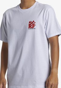 Quiksilver Triko s potiskem - white