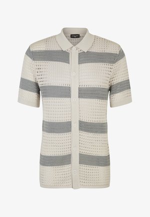 Strellson, ANDER GEMUSTERT - Chemise - creme grau