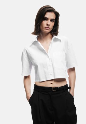 CROP POPLIN  - Overhemdblouse - off-white