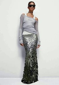 Patrizia Pepe Maxirock - degradé sequins