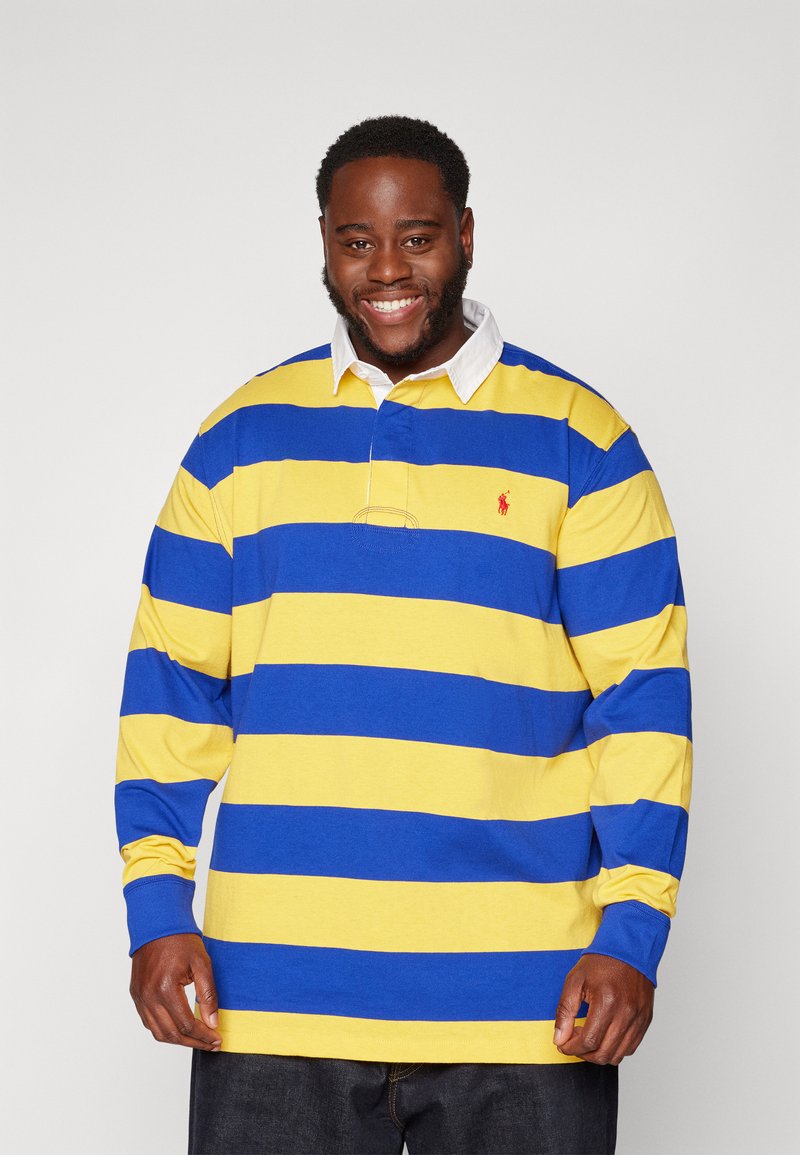 Polo Ralph Lauren Big & Tall THE ICONIC RUGBY SHIRT - Poloshirt - arctic yellow/classic azure