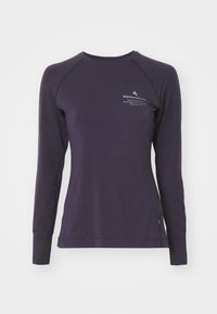 Klättermusen FAFNE CREW - Pikkade varrukatega topp - grape