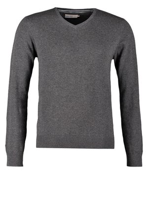 Strickpullover - dark grey melange