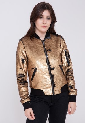 GLITTER - Blouson Bomber - gold