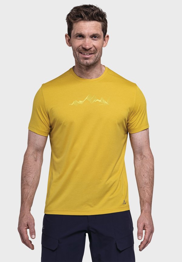 CIRC SULTEN - Sport T-Shirt - gelb