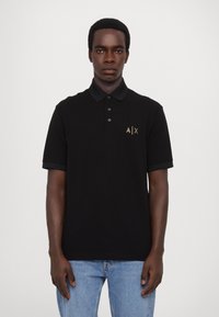 Armani Exchange - Polo shirt - black Thumbnail Image 1