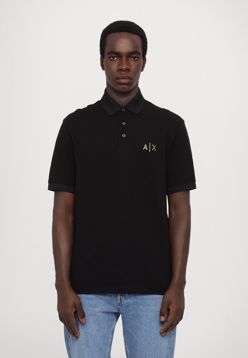 Armani Exchange - Polo shirt - black, Enlarge