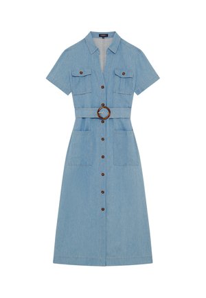 Caroll, CAROLL CAROLL; FRENCH BRAND; FASHION; ELEGANT; MODERN RLAURINE2 DRESS - Jeanskleid - denim baby bleu