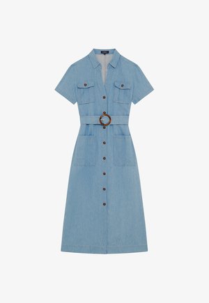 Caroll, CAROLL CAROLL; FRENCH BRAND; FASHION; ELEGANT; MODERN RLAURINE2 DRESS - Spijkerjurk - denim baby bleu