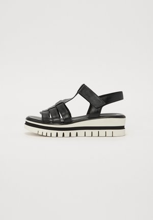 Platform sandals - schwarz