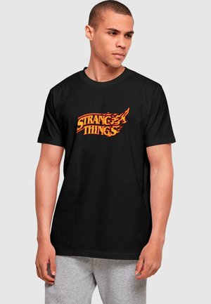 STRANGER THINGS - Print T-shirt - black