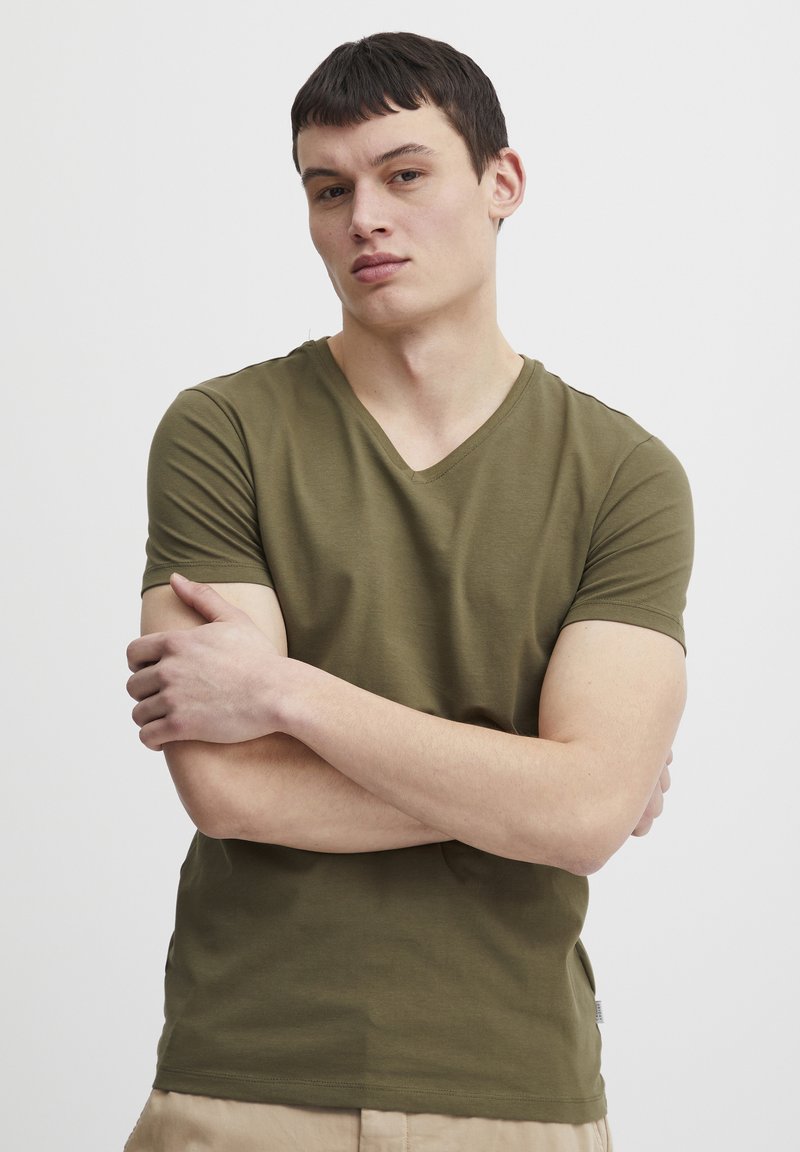 Casual Friday CFLINCOLN - T-shirt basic - burnt olive