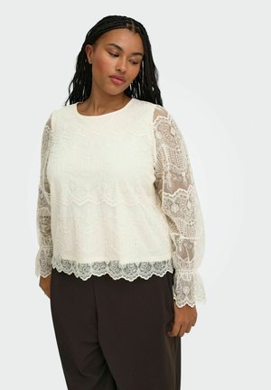 ONLY Carmakoma BLOUSE CARZENNA BLOUSE - Blouse - cloud dancer