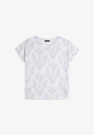 Freddy Camiseta estampada - allover ikat white