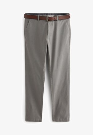 SLIM FIT PRINTED - Chinos tipa bikses - grey