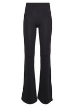 ONLY Onlfever Pantaloni Donna A Zampa In Costina: Modello Flared Con Polsini A Maglia, Comfort E Stile (95% Poliestere, 5% Elastan)