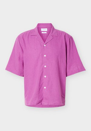 Lindbergh, CASUAL CROPPED SHIRT - Camisa - dark violet