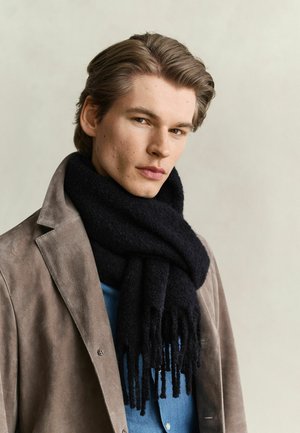 GANT, GANT BRUSHED BOUCLÉ SCARF - Schal - evening blue