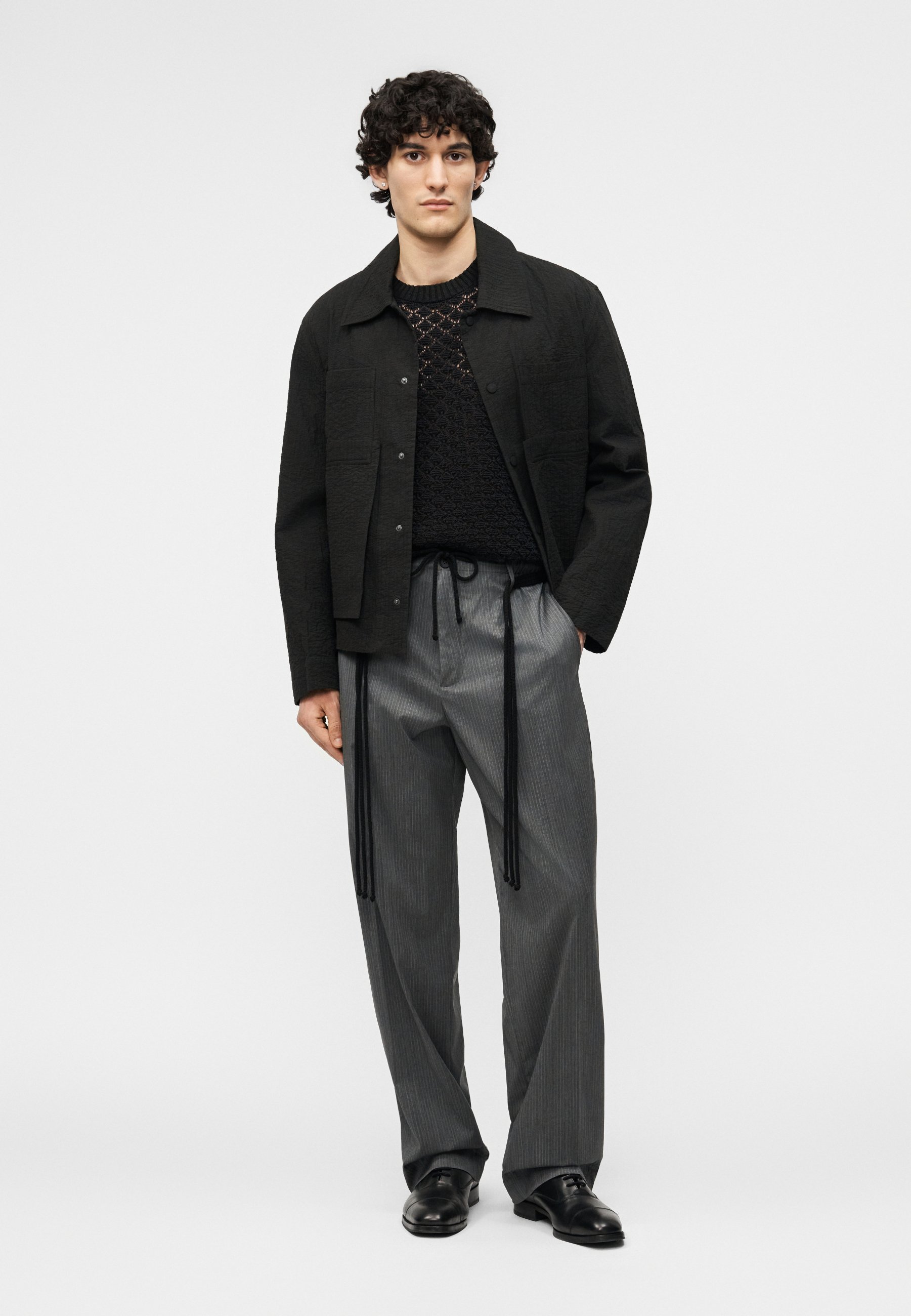CRAIG GREEN EMBROIDERED LINESTITCH WORKER JACKET - Summer jacket