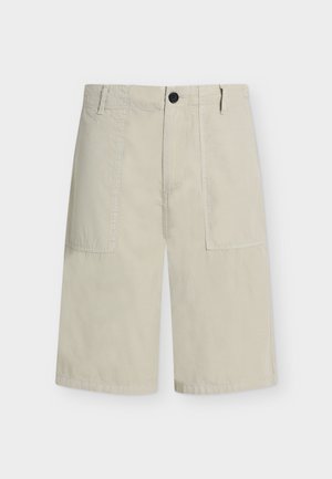Mads Nørgaard, DYED WEAVE JAY WORK SHORTS - Short - plaza taupe