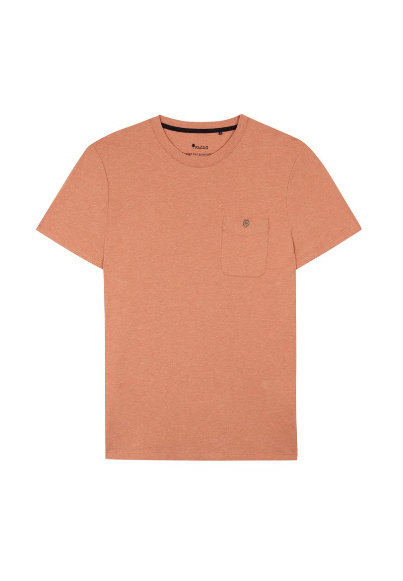 Faguo T-shirt basic oranje